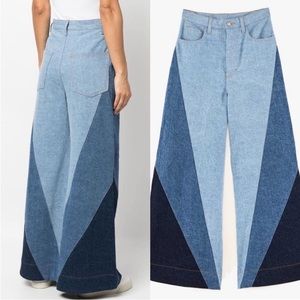 FARM Rio Blue Flare & Wide Leg Jeans